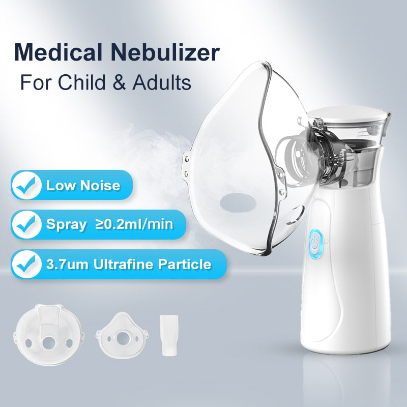 Nebulizador ultrassônico portátil uso doméstico