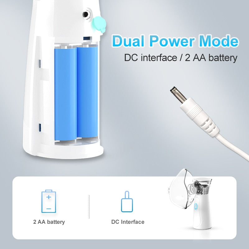 Nebulizador ultrassônico portátil uso doméstico